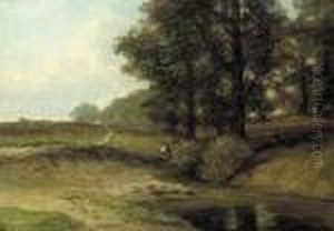An Extensive Heath Landscape by Louis Apol