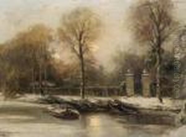 View Of Huis Ten Bosch In Winter, The Hague - view 1