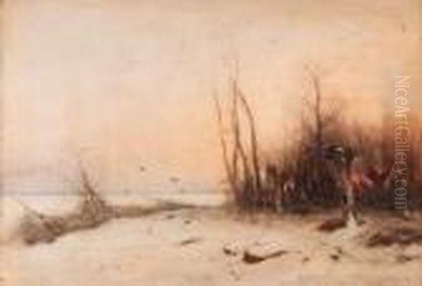 Winter Sunset - view 1