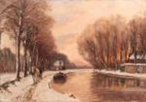 A Ship-canal In Winter