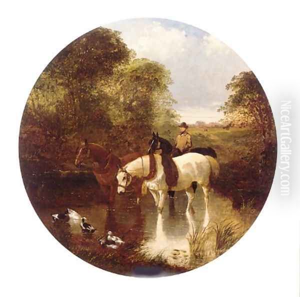 Watering Horses - view 1
