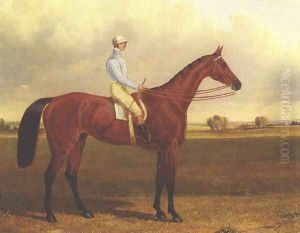Crucifix With Jockey Up by John Frederick Herring Snr