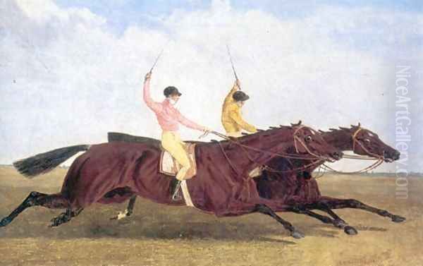 Satirist Beating Coronation in Horserace - view 1