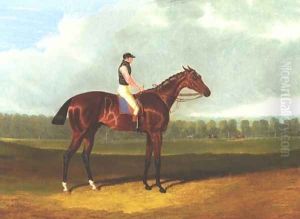 Theodore With Jockey Up by John Frederick Herring Snr