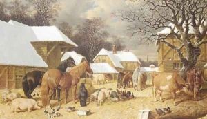 Winter in the Farmyard 1857