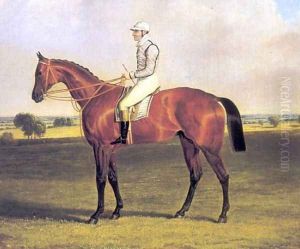 Little Wonder with Jockey Up 1840 by John Frederick Herring Snr