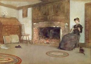 A Familiar Tune, c.1880 by Childe Hassam