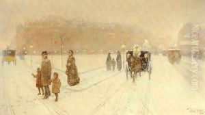 A City Fairyland 1886 by Childe Hassam