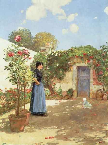 A Sunny Morning, Villiers-le-Bel, 1888 - view 1