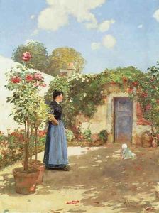 A Sunny Morning, Villiers-le-Bel, 1888 by Childe Hassam
