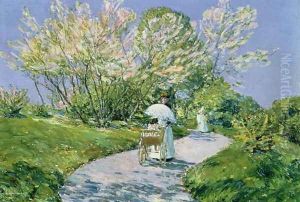 A Walk in the Park by Childe Hassam