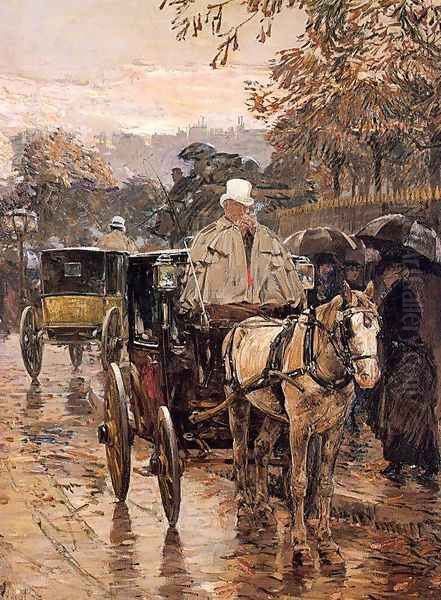 Fiacre, Rue Bonaparte 1888 - view 1