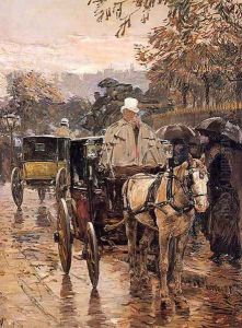 Fiacre, Rue Bonaparte 1888