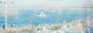 Afternoon, Devon Yacht Club, 1930 by Childe Hassam