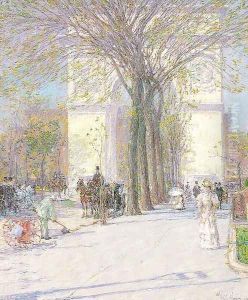 Washington Arch in Spring 1890