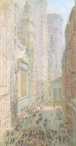 Lower Manhattan 1907 by Childe Hassam