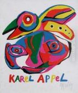 Personnage Et Oiseau. 1969