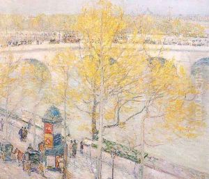 Pont Royal, Paris 1897 by Childe Hassam