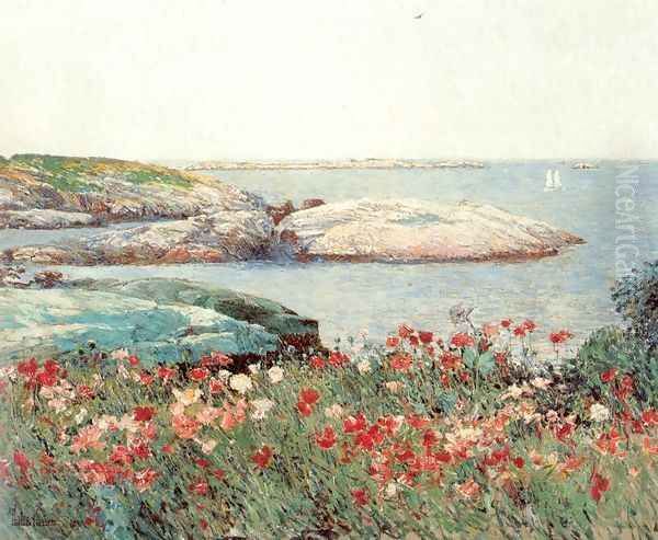Poppies, Isles of Shoals 1891 - view 1