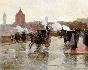 Clearing Sunset (Corner of Berkeley St. and Columbus Ave.) 1890