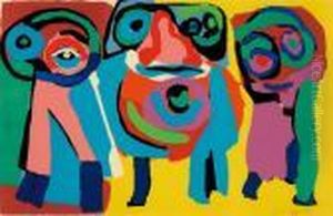 Colourcomposition Of Three Figures