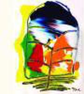Karel - Acrylique Sur Papier