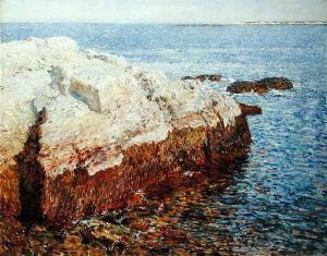 Cliff Rock, Appledore, 1903 by Childe Hassam