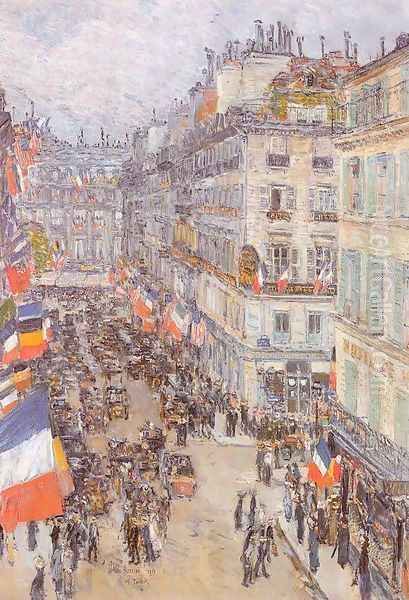 July Fourteenth, Rue Daunou 1910 - view 1