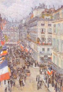 July Fourteenth, Rue Daunou 1910