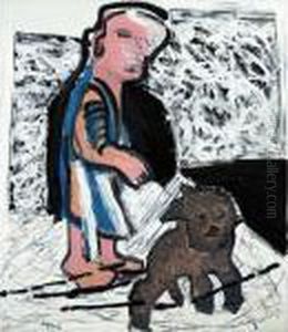Woman With Dog