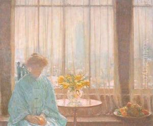 The Breakfast Room, Winter Morning 1911 by Childe Hassam