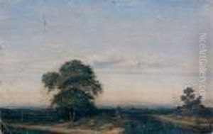 Paysage Avec Personnages by Adolphe Appian