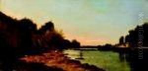 " Silhouette Au Bord De L'eau " " Silhouette Au Bord De L'eau "