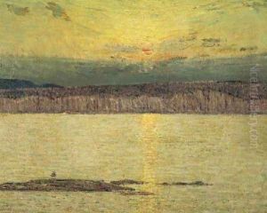 Sunset Ironbound, Mount Desert, Massachusetts, 1896 by Childe Hassam