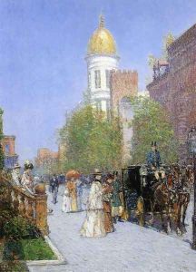A Spring Morning by Childe Hassam