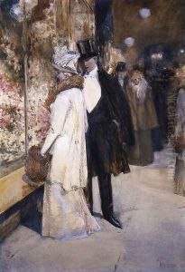 A New Year's Nocturne, New York by Childe Hassam