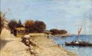 Vue De Mourillon by Adolphe Appian
