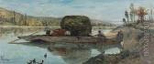 "bord Du Rhone A Rix". - view 1