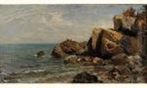 Pecheurs Aux Environs De Monaco by Adolphe Appian