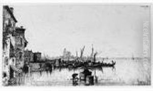 Venise (inondation Du 15 Octobre 1875). 1876. by Adolphe Appian