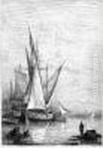 Le Port De Genes. Vers 1876-1877.