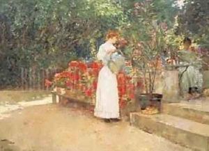 After Breakfast by Childe Hassam