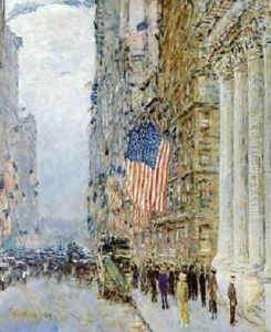Flags on the Waldorf