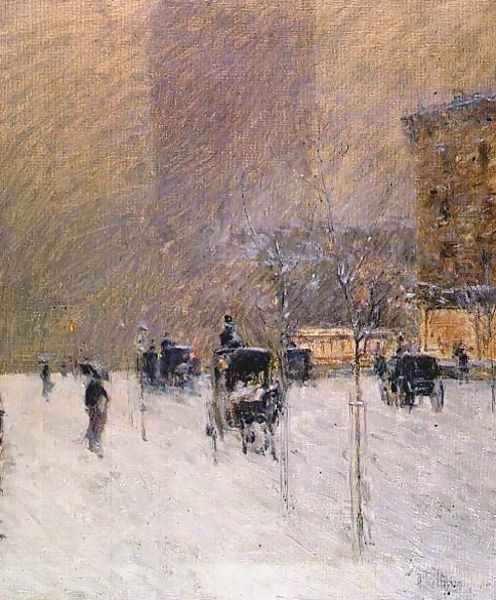 Winter Afternoon in New York, 1900 - view 1