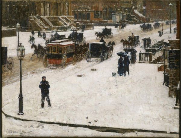 Fifth Avenue in Winter - view 1