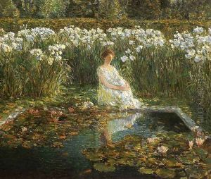 Lilies by Childe Hassam