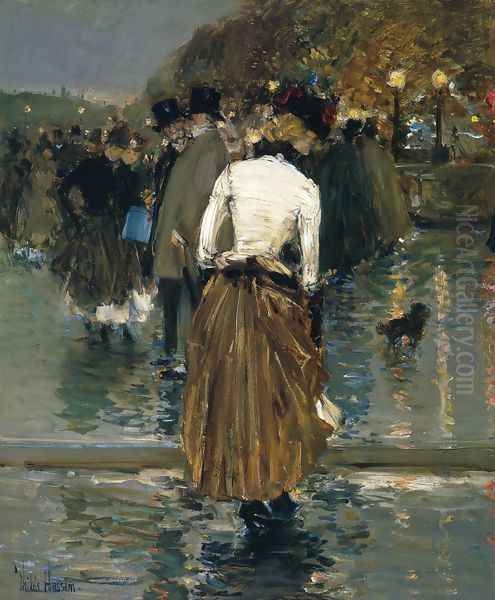 Promenade at Sunset, Paris - view 1