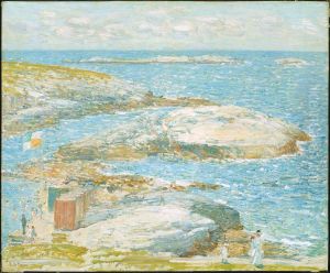 Bathing Pool, Appledore by Childe Hassam