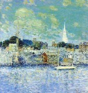 Newport Waterfront by Childe Hassam
