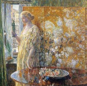 Tanagra, The Builders, New York by Childe Hassam